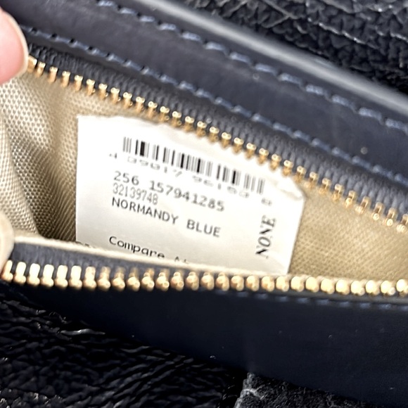 Tory Burch New Shearling Textured Patent Leather & Mini Wallet - Picture 13 of 16